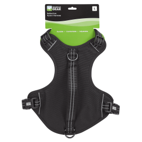 Guardian Gear Reflective Nylon Harness - Medium, Black