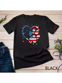 American Flag Patriotic Dog & Cat Paw Print - 4th Of July T-Shirt Unisex T-shirtCouple Clothing 2025